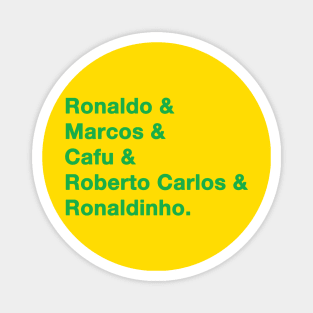 2002 Brazil World Cup Green Magnet